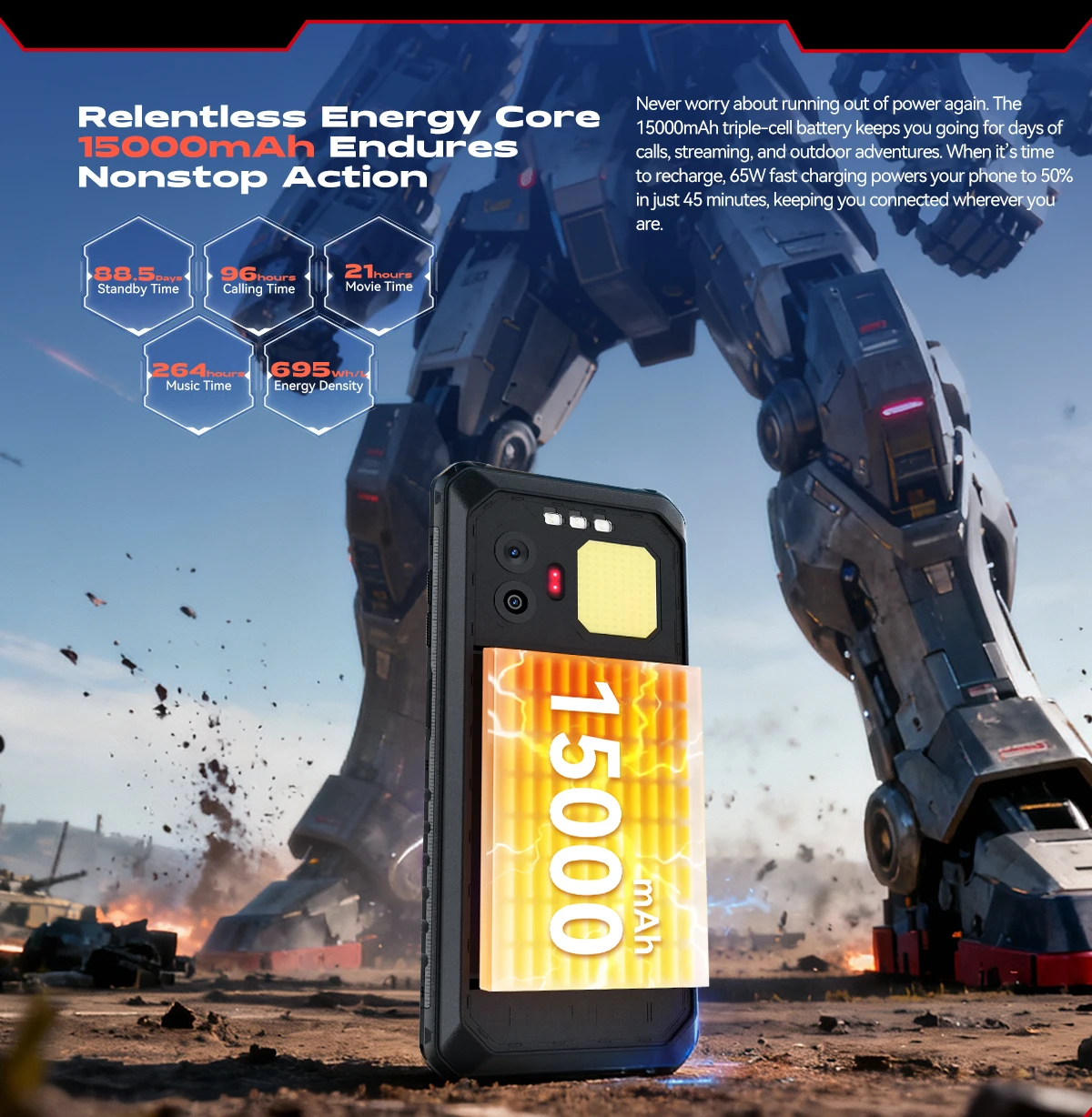 World Premiere IIIF150 B2 Ultra 2026 Rugged Phone MTK G100 Chip 256GB ROM 200MP Main Camera 15000mAh Battery Smartphone