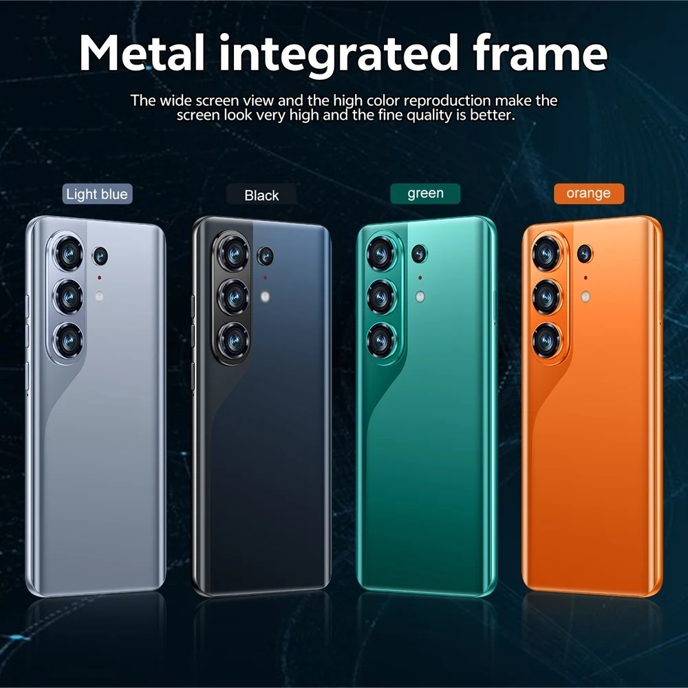 K-Touch NEW Mobile Phones S26 Ultra Smartphone Android 15 Cell Phone 7.3 Inch Screen 8000mAh Face Unlock 5G Dual SIM 16+48MP Camera Global Version Cellphones