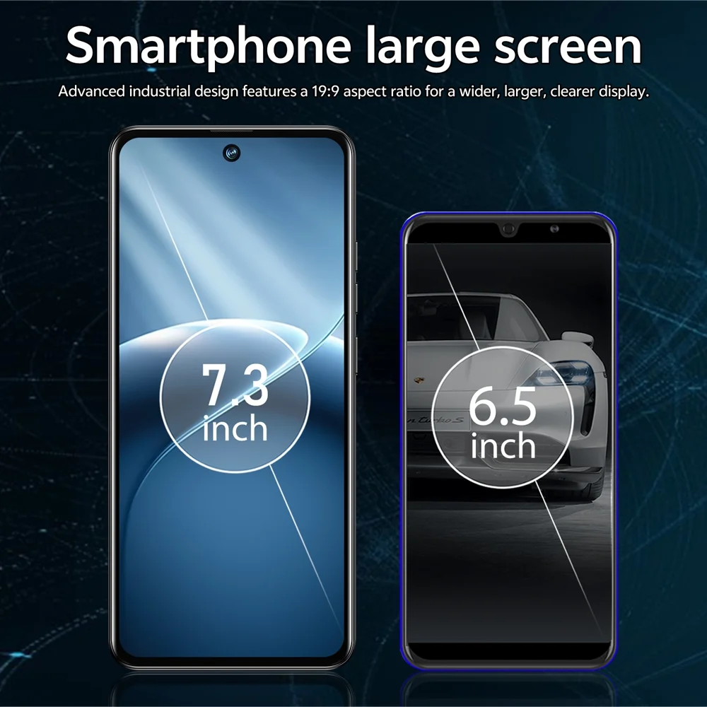 K-Touch NEW Mobile Phones S26 Ultra Smartphone Android 15 Cell Phone 7.3 Inch Screen 8000mAh Face Unlock 5G Dual SIM 16+48MP Camera Global Version Cellphones