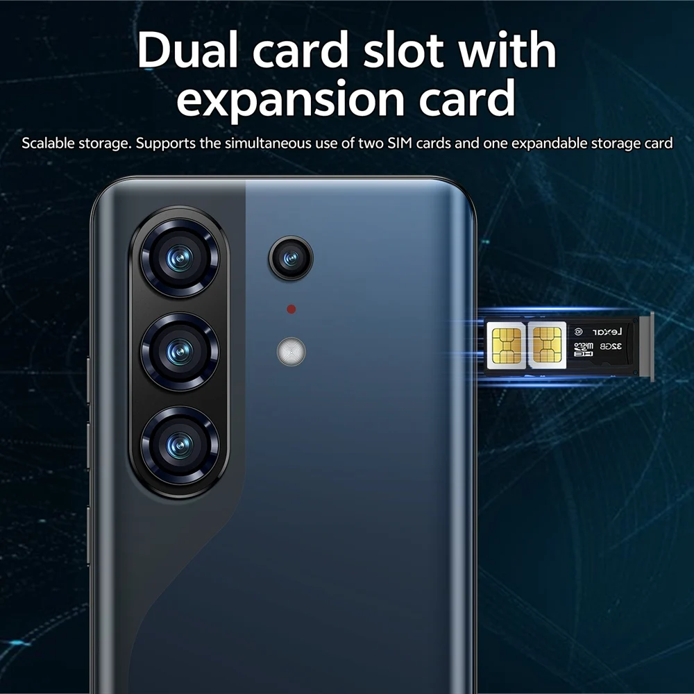 K-Touch NEW Mobile Phones S26 Ultra Smartphone Android 15 Cell Phone 7.3 Inch Screen 8000mAh Face Unlock 5G Dual SIM 16+48MP Camera Global Version Cellphones
