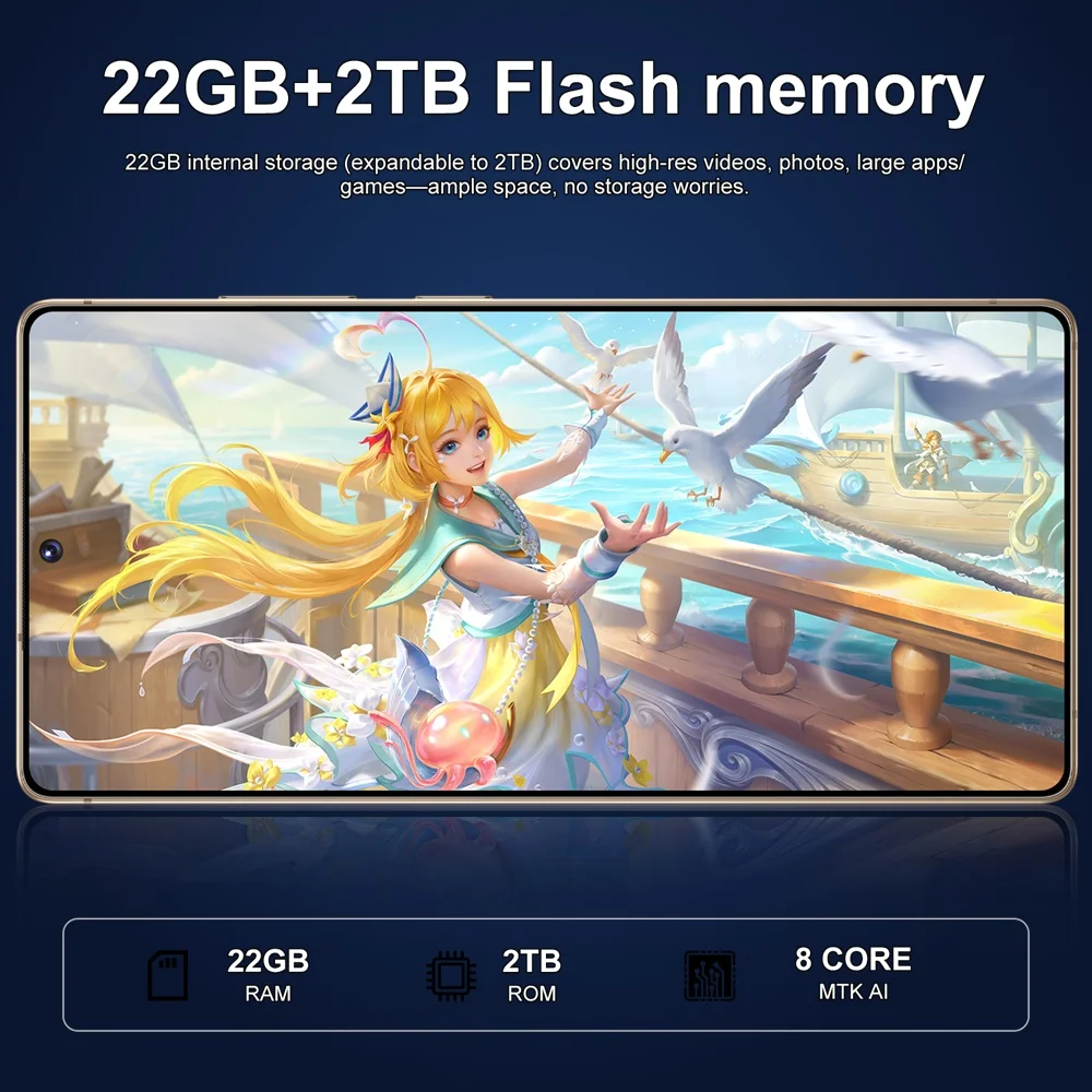 K-Touch S27 Ultra Mobile Phones Smartphone 7.3HD Cheap 4G 5G Dual Card Dual Standby Cell Phone 7800mAh Android 15 WIFI GPS Global Version Cellphones