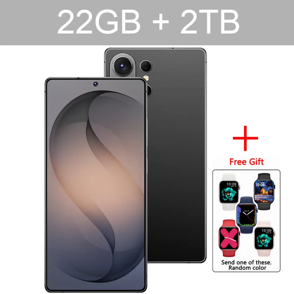 K-Touch S27 Ultra Mobile Phones Smartphone 7.3HD Cheap 4G 5G Dual Card Dual Standby Cell Phone 7800mAh Android 15 WIFI GPS Global Version Cellphones