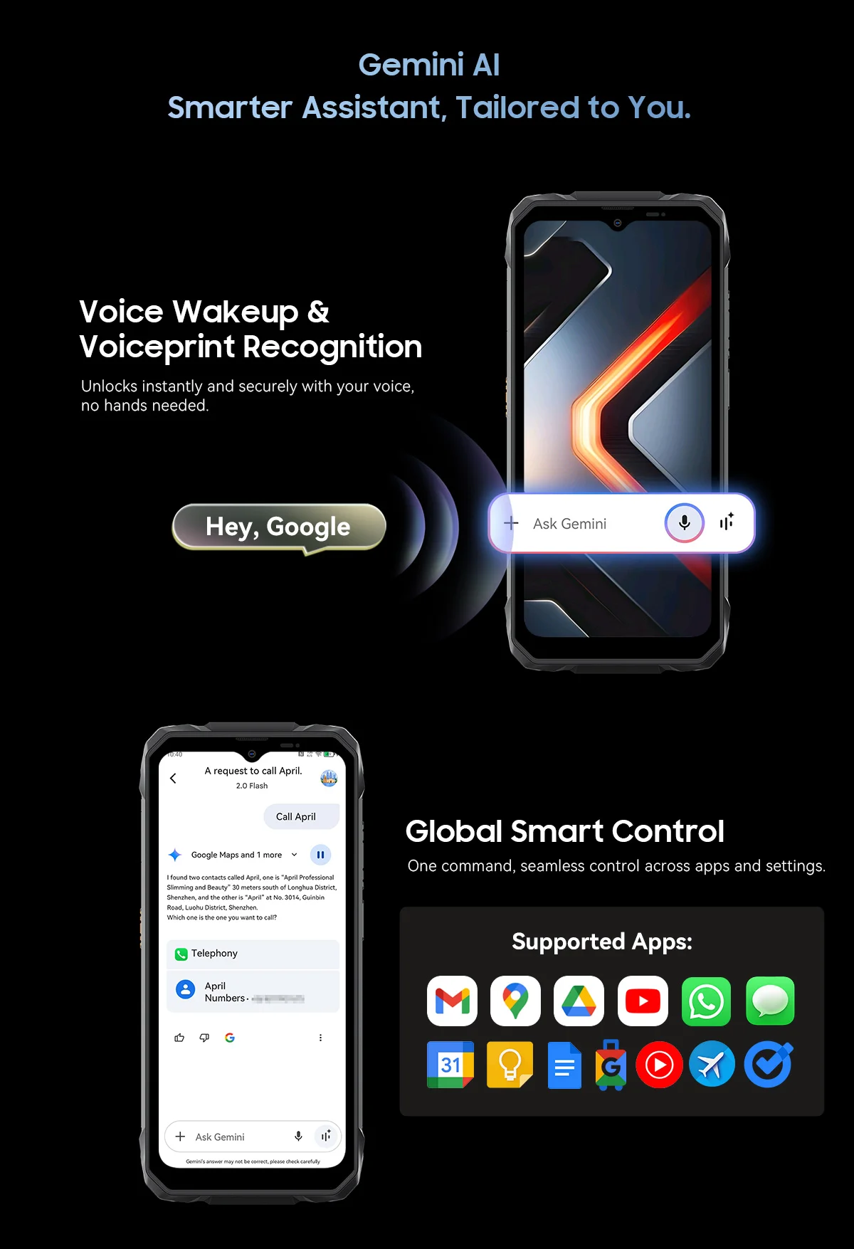 Blackview ROCK 1 [Charger not included for EU] Rugged Smartphone Android 16 24GB(8+16GB) RAM 256GB ROM 6.56'' 90Hz 15000mAh 33W
