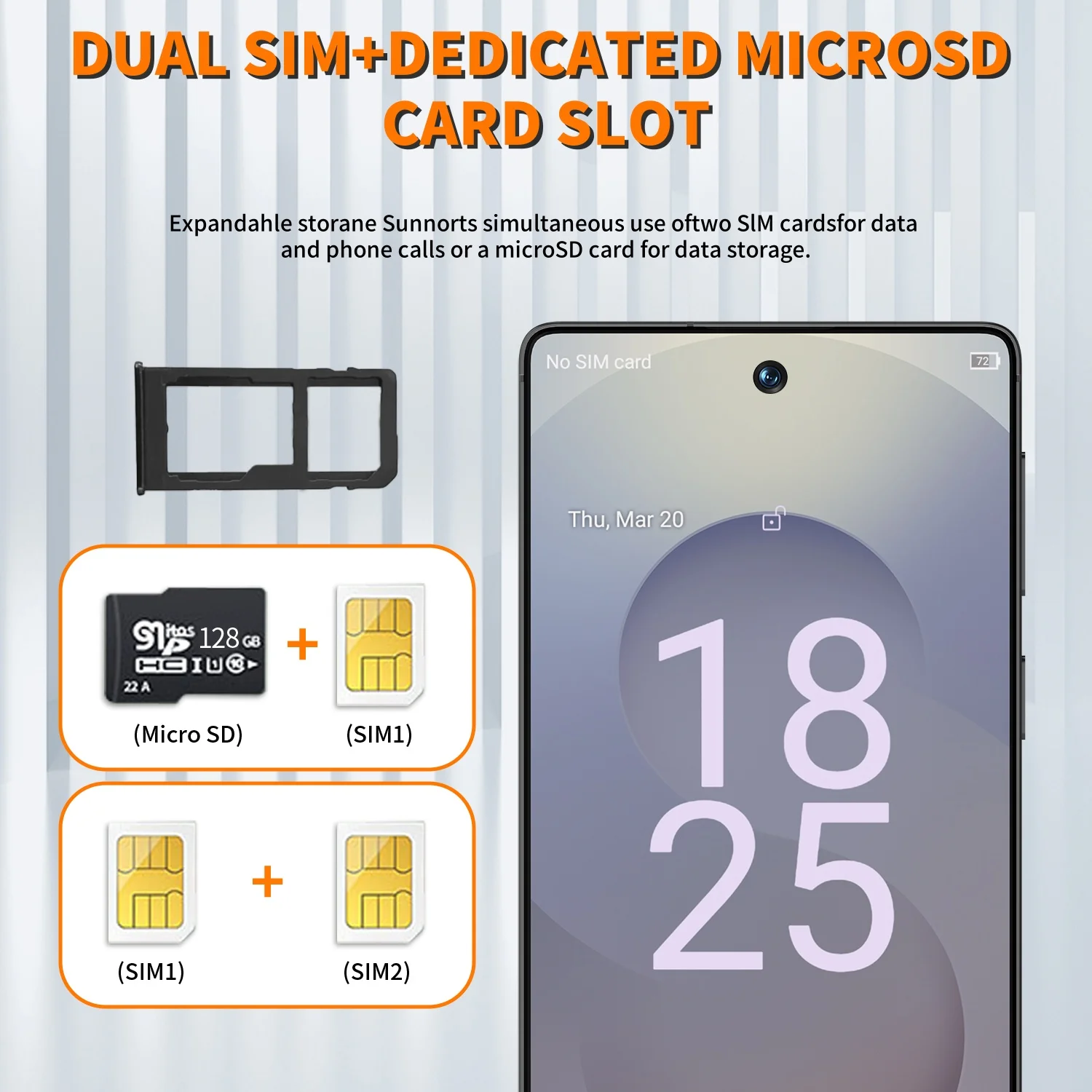 SURGAZE S26 Pro Smartphone intelligent 4G 5G dual card dual standby Android system 12GB+512GB global version 6000mAh battery