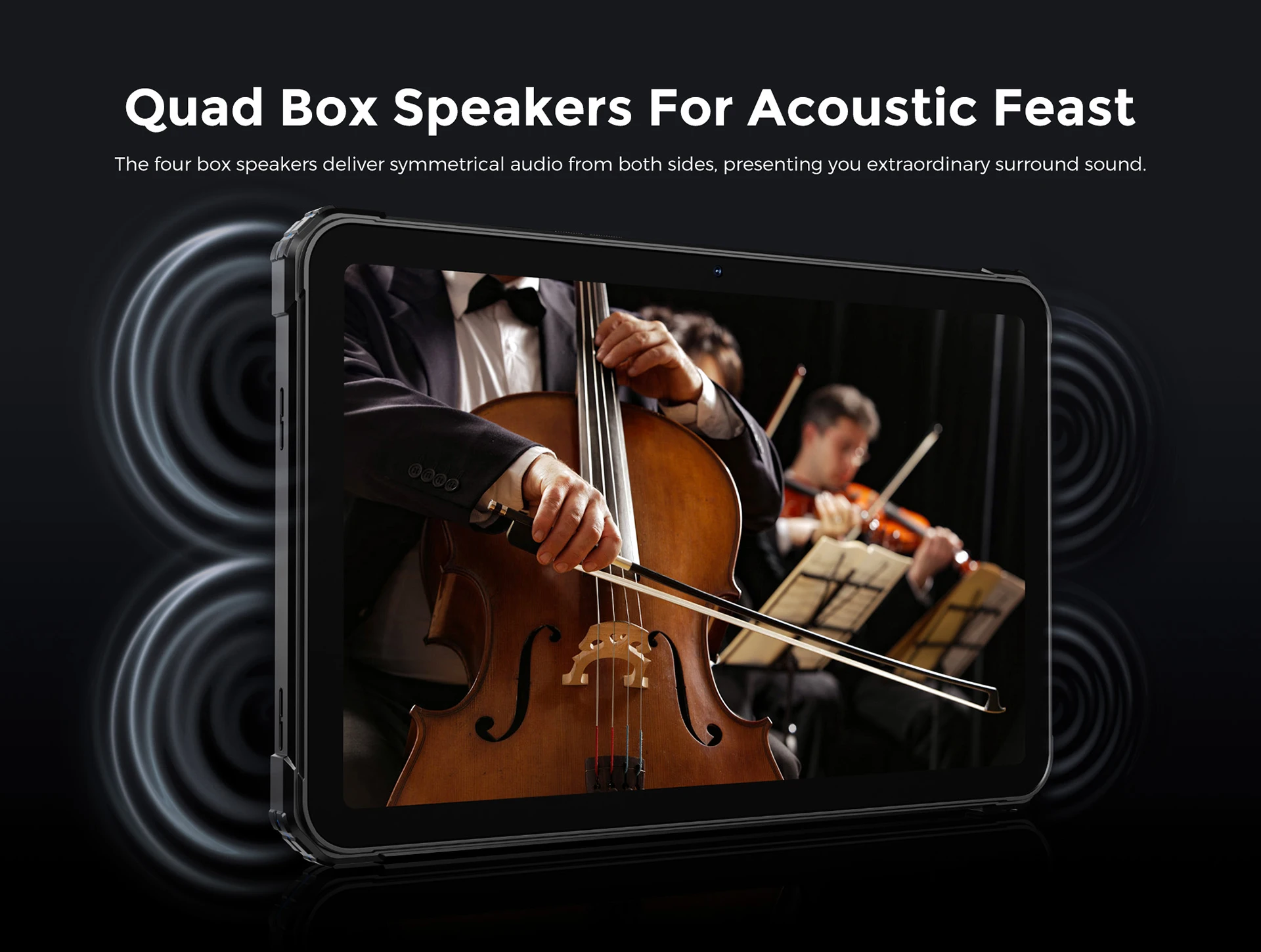 FOSSiBOT DT2 Rugged Tablet 20GB+256GB Helio G99 10.4 inch 2K Display 64MP PC Tablets 22000mAh 66W IP68 4G LTE Android 13 Pad