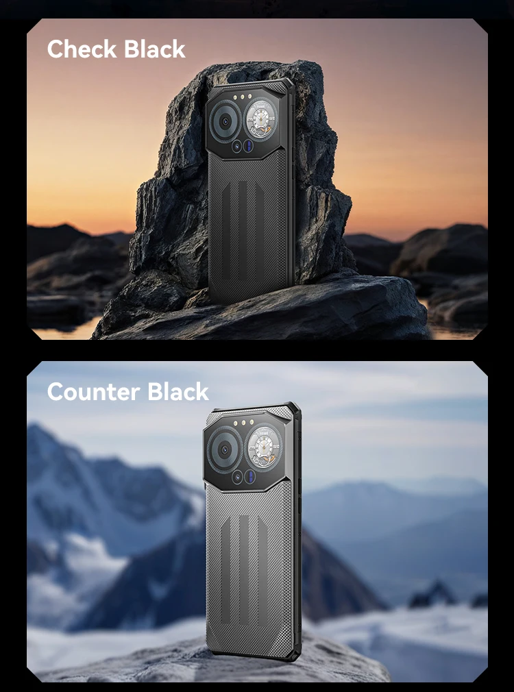 IIIF150 B3 Rugged Phone Dual Display 20GB RAM 256GB ROM 100MP Camera Ultra-Thin Rugged Smartphone 10800mAh G96 Android 14