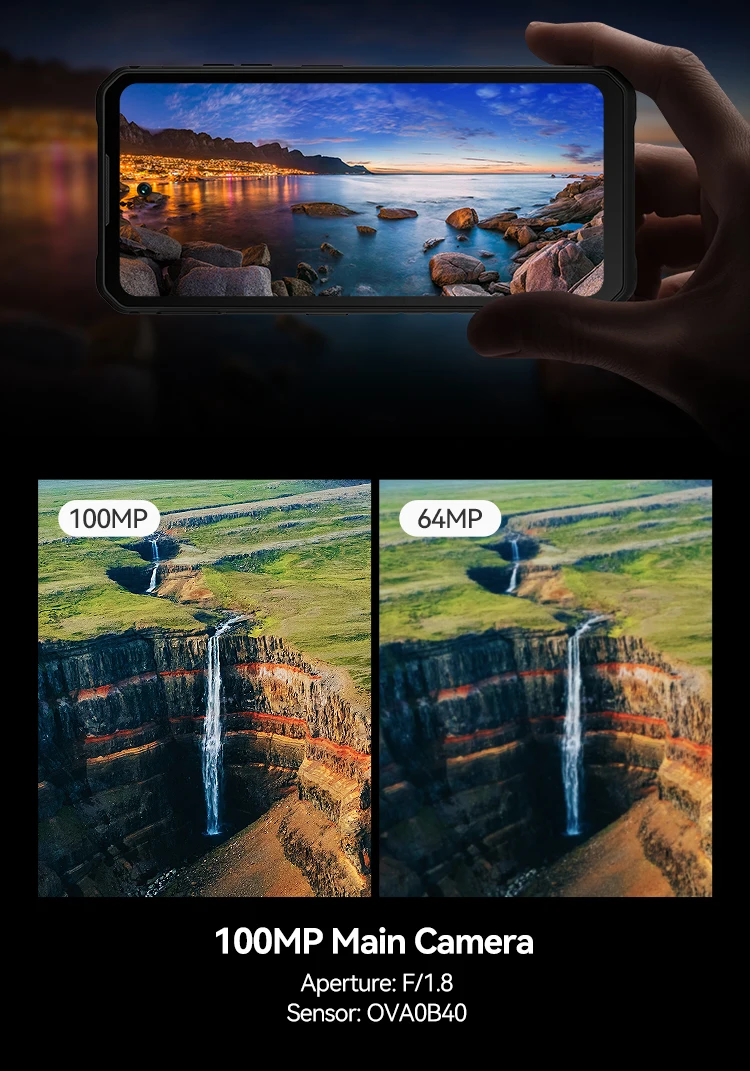 IIIF150 B3 Rugged Phone Dual Display 20GB RAM 256GB ROM 100MP Camera Ultra-Thin Rugged Smartphone 10800mAh G96 Android 14