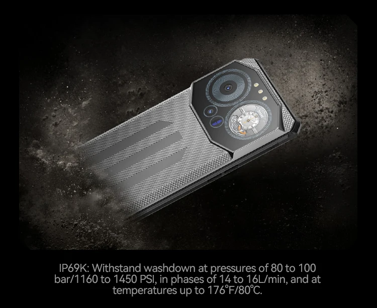 IIIF150 B3 Rugged Phone Dual Display 20GB RAM 256GB ROM 100MP Camera Ultra-Thin Rugged Smartphone 10800mAh G96 Android 14