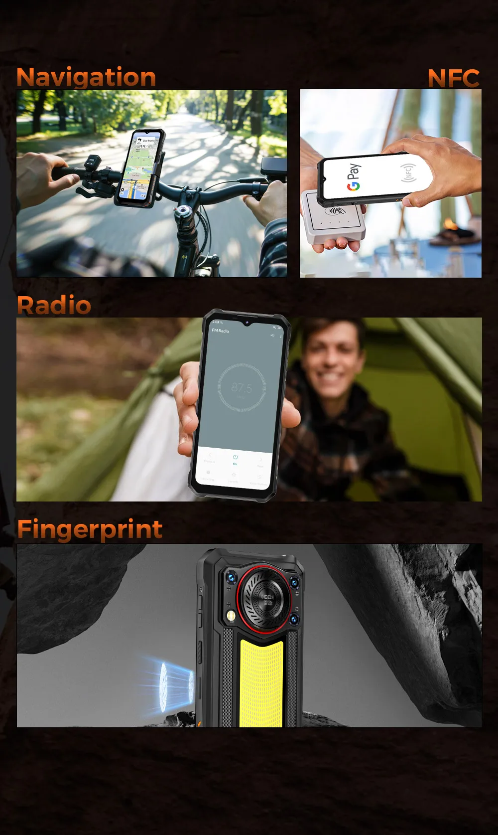 【NEW】OUKITEL WP53 PRO Rugged Phone, 24GB+256GB 11000mAh Android 15 6.52" NFC 50MP Cell Phone