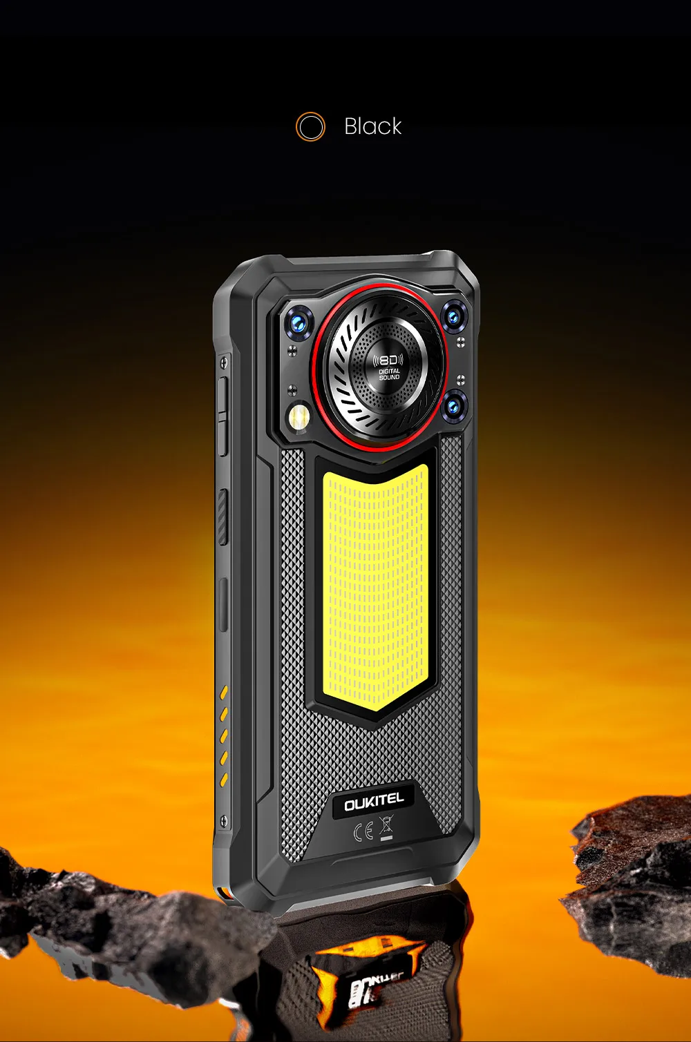 【NEW】OUKITEL WP53 PRO Rugged Phone, 24GB+256GB 11000mAh Android 15 6.52" NFC 50MP Cell Phone