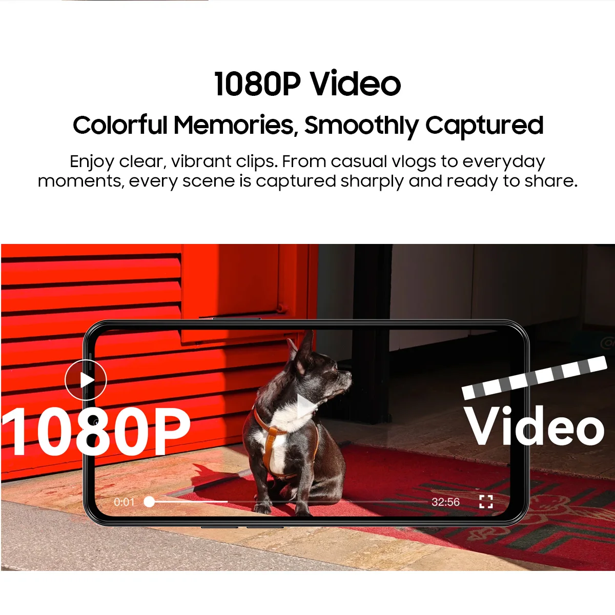 Blackview WAVE 7C Smartphone 16(4+12)GB+64GB 6.56-inch HD+5000mAh Android 16 Doke AI 2.0 1080P Video (Free TPU Protective Case)
