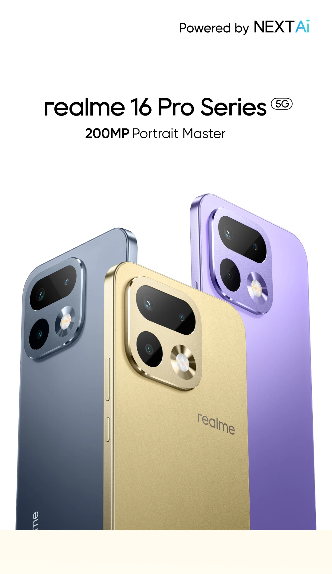 realme 16 Pro 5G 8GB+256GB/512GB 6.78" 144Hz AMOLED 200MP OIS Camera 6500mAh 45W NFC IP68 EU Version Dual SIM Unlocked