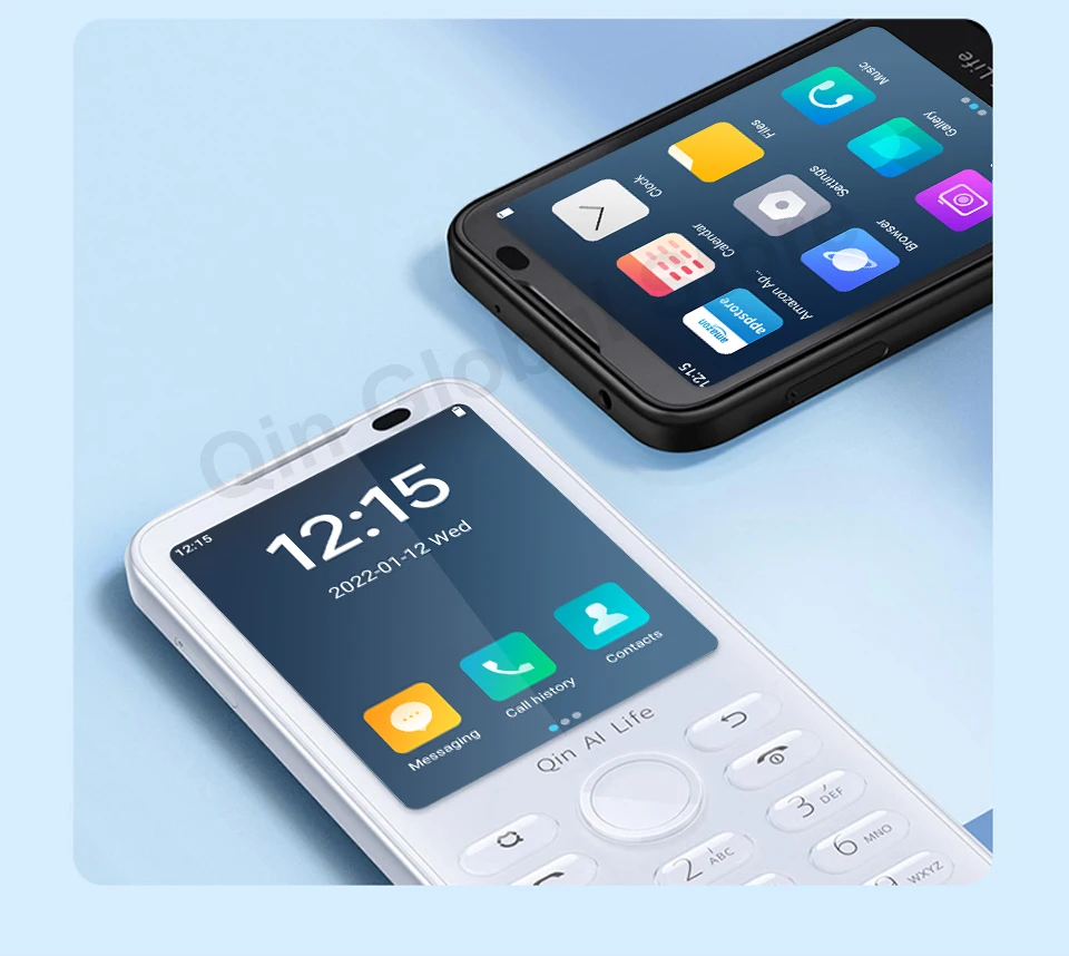 Qin F21 Pro 2.8 Inch Display 480*640, WiFi, Bluetooth 5.0, 3GB+32GB / 4GB+64GB, Dual‑SIM Global Version Mobile Cell Phone