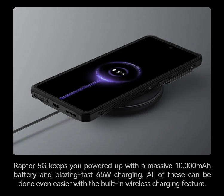 IIIF150 Raptor 5G Rugged Phone 6.78inch 120Hz AMOLED Display 10000mAh 65W 16GB+512GB 50MP Camera NFC Android 14 Smartphone