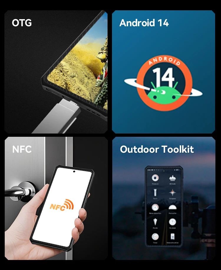 IIIF150 Raptor 5G Rugged Phone 6.78inch 120Hz AMOLED Display 10000mAh 65W 16GB+512GB 50MP Camera NFC Android 14 Smartphone