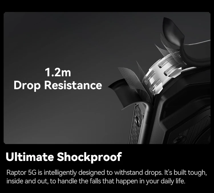 IIIF150 Raptor 5G Rugged Phone 6.78inch 120Hz AMOLED Display 10000mAh 65W 16GB+512GB 50MP Camera NFC Android 14 Smartphone