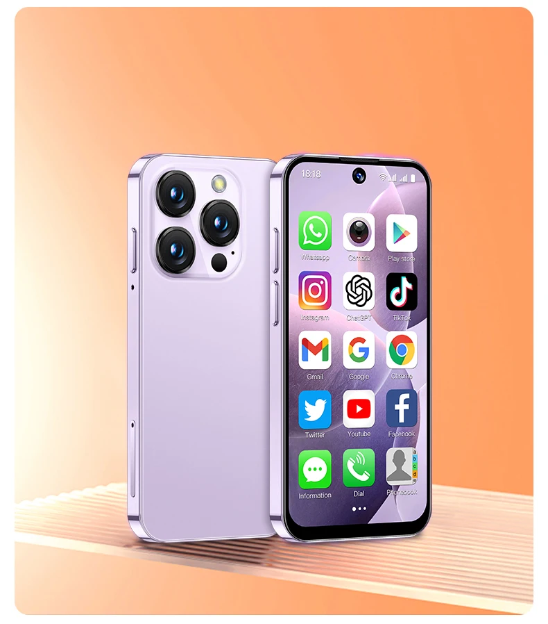 SOYES XS19 Mini Smartphone 3.88in 2GB RAM 16GB ROM Android10.0 Dual SIM Standby 3G Network Social Media App Wifi Small Phone