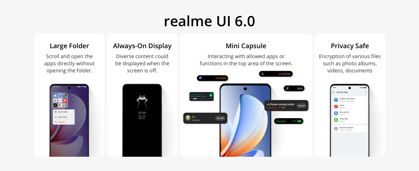 realme C71 4G Smartphone 6.67-inch 120Hz 6300mAh Massive Battery 45W Fast Charging 50MP AI Camera IP64 Waterproof without charger