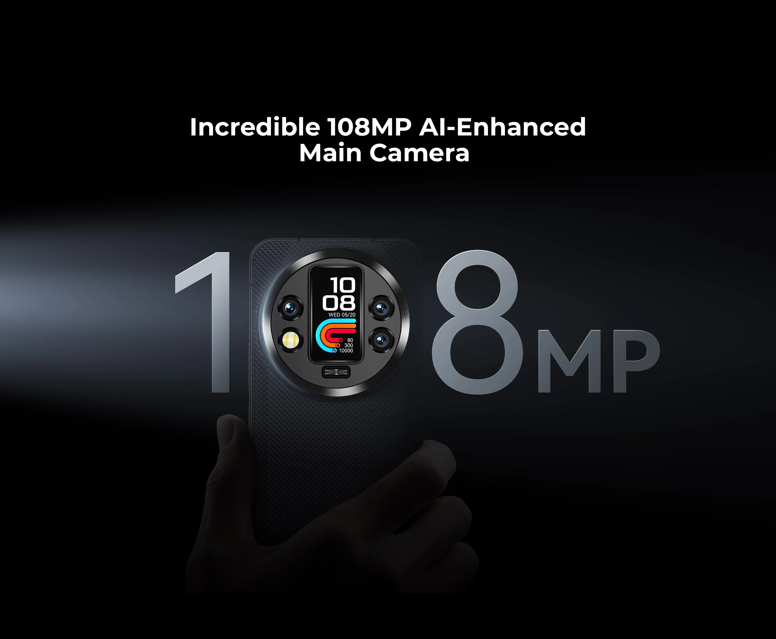 Oukitel WP200 Pro 24GB+1TB 5G Rugged Phone 6.7'' Android 15.0 MTK Dimensity 8200 108MP 8800mAh NFC Detachable Earphone Watch