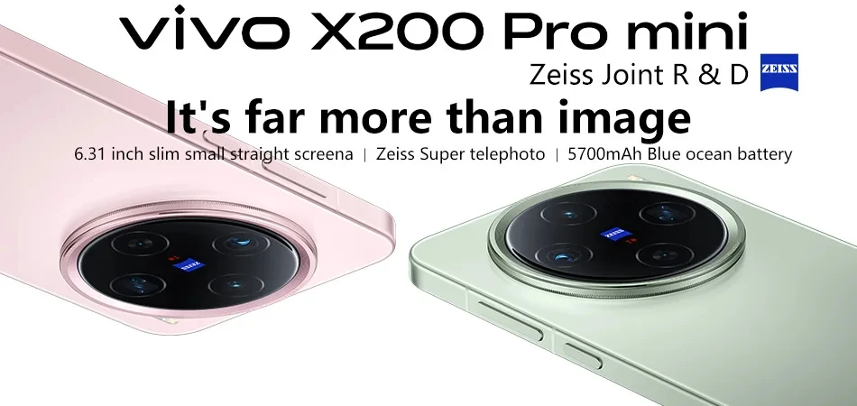 VIVO X200 Pro Mini OriginOs 5 6.31"AMOLED 120HZ Display Dimensity OTA 5700mAh 90W 50MP Camera Support Google CN Version VIVO New