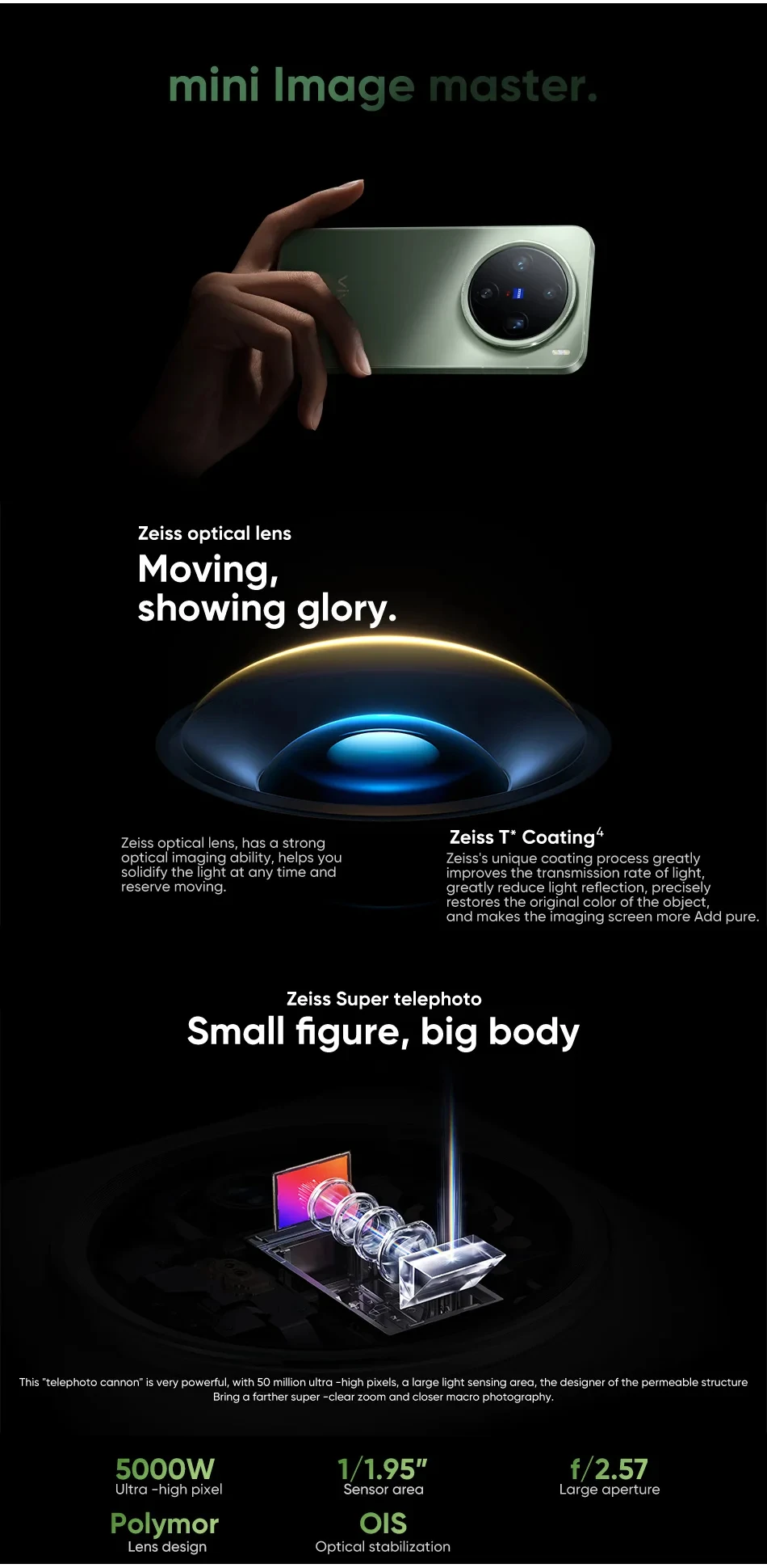 VIVO X200 Pro Mini OriginOs 5 6.31"AMOLED 120HZ Display Dimensity OTA 5700mAh 90W 50MP Camera Support Google CN Version VIVO New