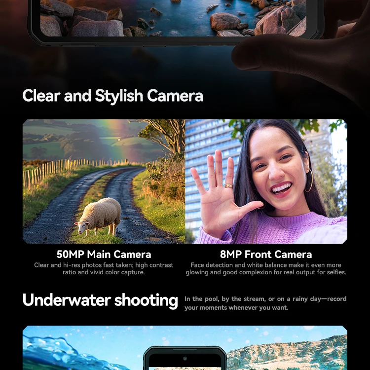 IIIF150 B3C Rugged Phone 16GB RAM 256GB ROM Dual Screen 50MP Camera 10800mAh Android 14 Ultra-Thin Smartphone Global Version