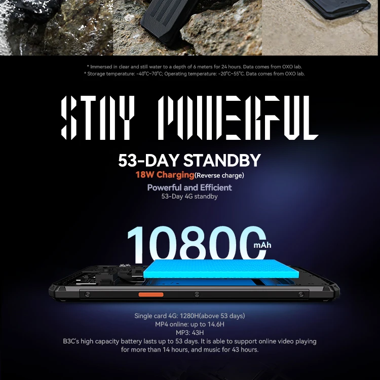 IIIF150 B3C Rugged Phone 16GB RAM 256GB ROM Dual Screen 50MP Camera 10800mAh Android 14 Ultra-Thin Smartphone Global Version