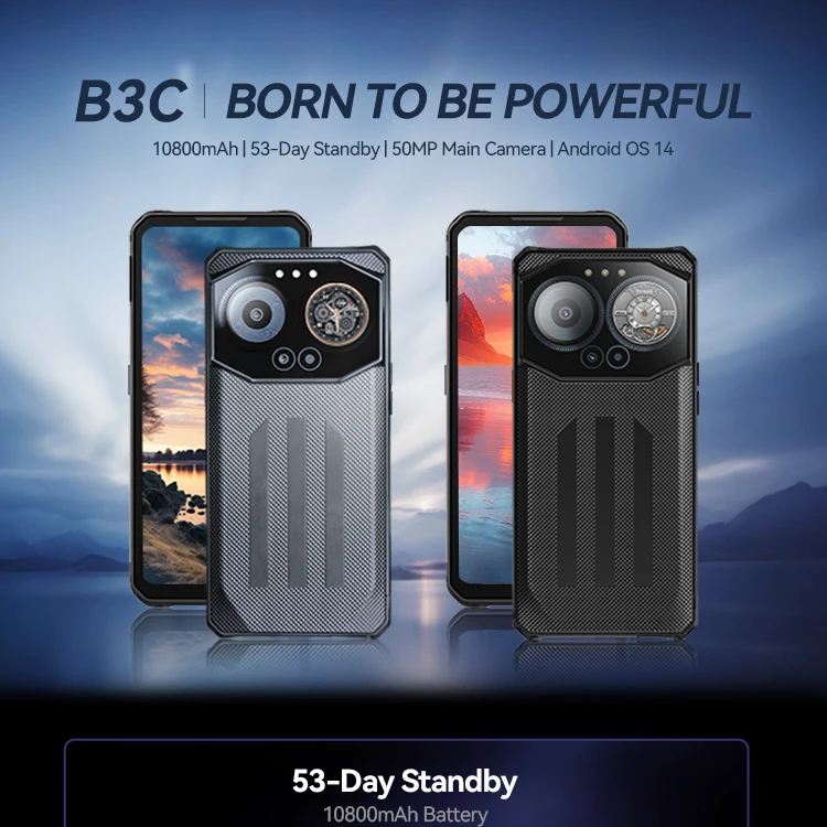 IIIF150 B3C Rugged Phone 16GB RAM 256GB ROM Dual Screen 50MP Camera 10800mAh Android 14 Ultra-Thin Smartphone Global Version