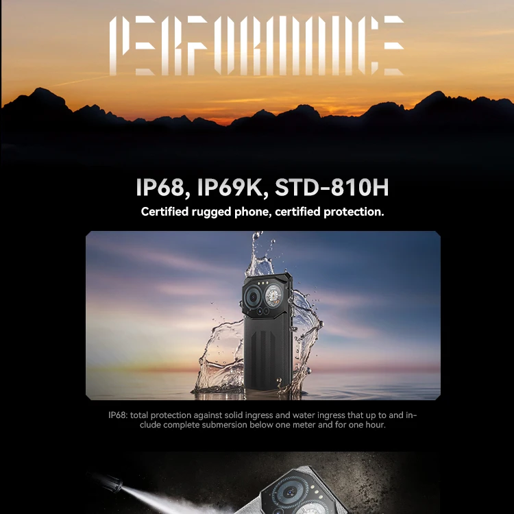 IIIF150 B3C Rugged Phone 16GB RAM 256GB ROM Dual Screen 50MP Camera 10800mAh Android 14 Ultra-Thin Smartphone Global Version