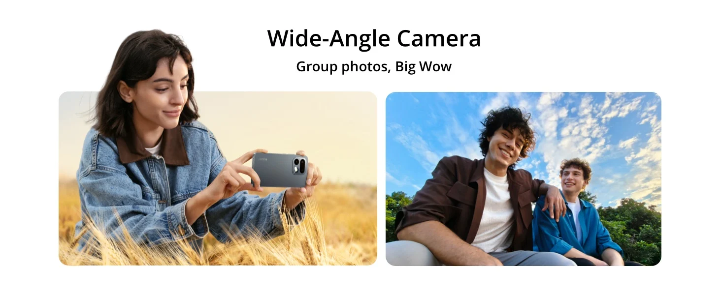 realme 16 Pro 5G Smartphone 6.78" 144Hz 50MP Group Selfie Camera 45W Charge 6500mAh Dimensity 7300-Max 5G Chipset