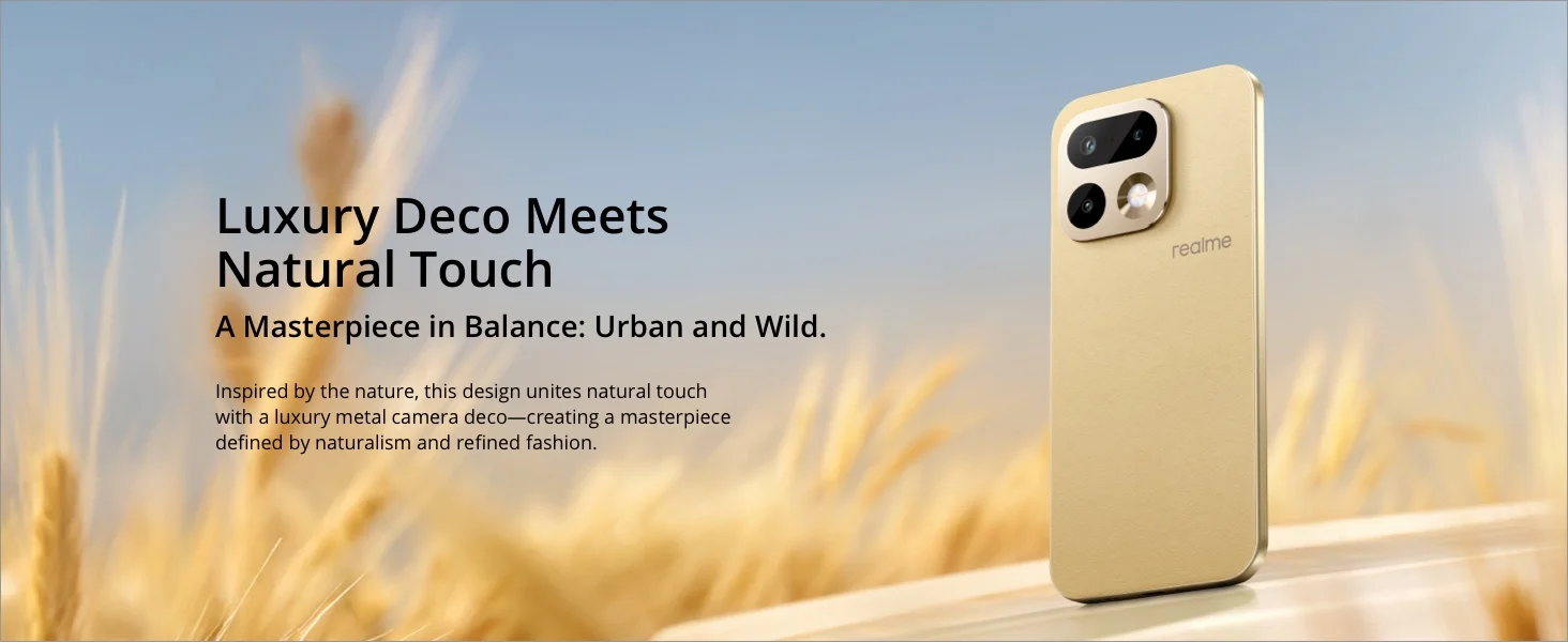 realme 16 Pro 5G Smartphone 6.78" 144Hz 50MP Group Selfie Camera 45W Charge 6500mAh Dimensity 7300-Max 5G Chipset