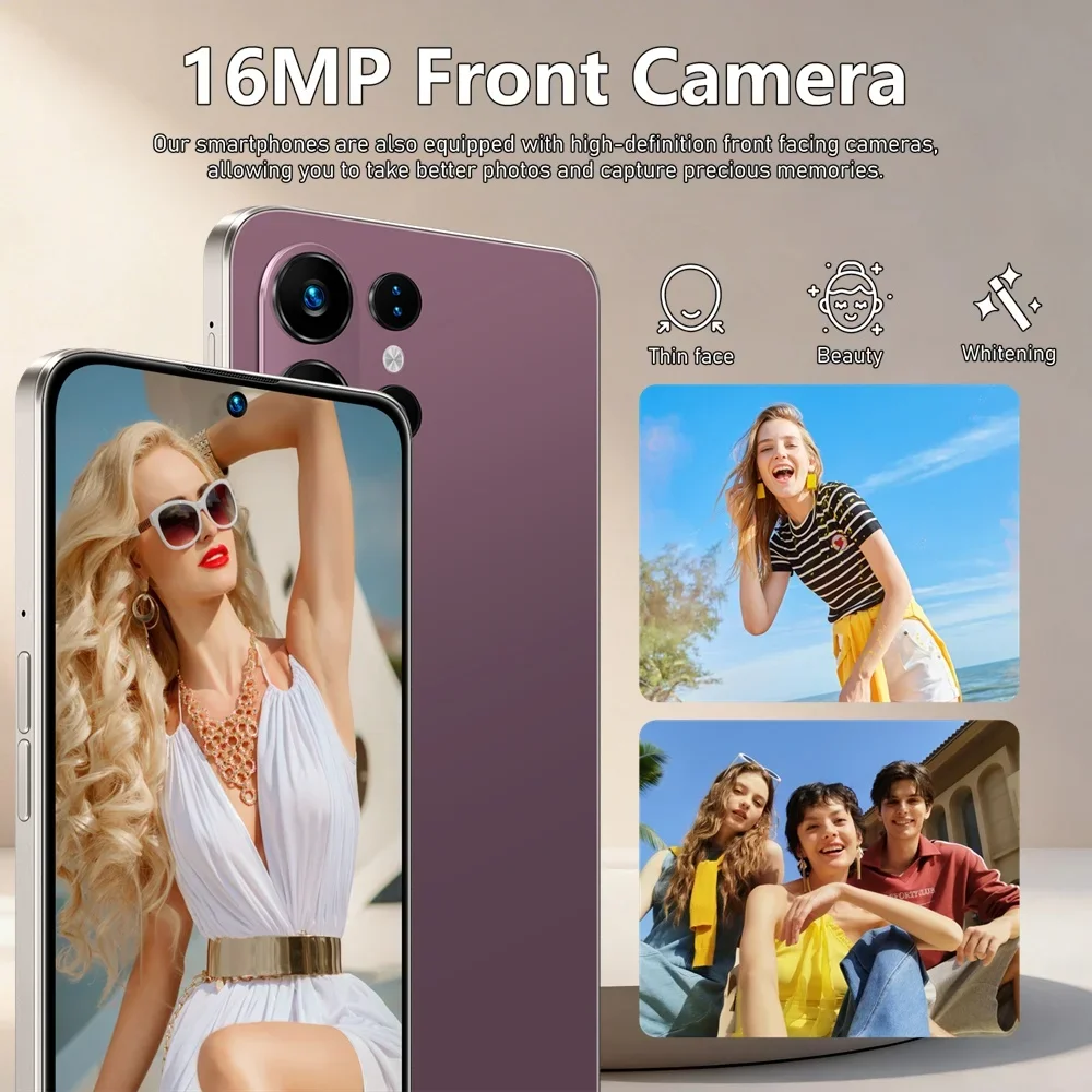 K-Touch New C27 Ultra 7.3HD Mobile Phones 7800mAh Smartphone 22G+2TB Cell Phone 5G Dual SIM Android 15 Unlocked 16+48MP Global Version Cellphones