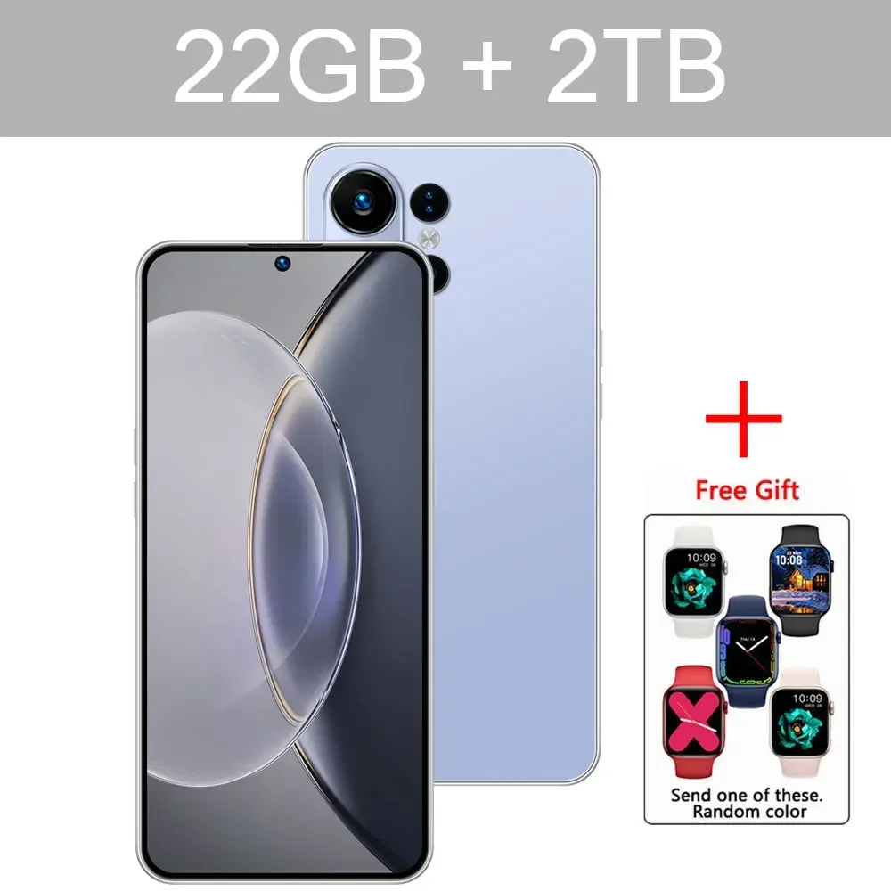 K-Touch New C27 Ultra 7.3HD Mobile Phones 7800mAh Smartphone 22G+2TB Cell Phone 5G Dual SIM Android 15 Unlocked 16+48MP Global Version Cellphones