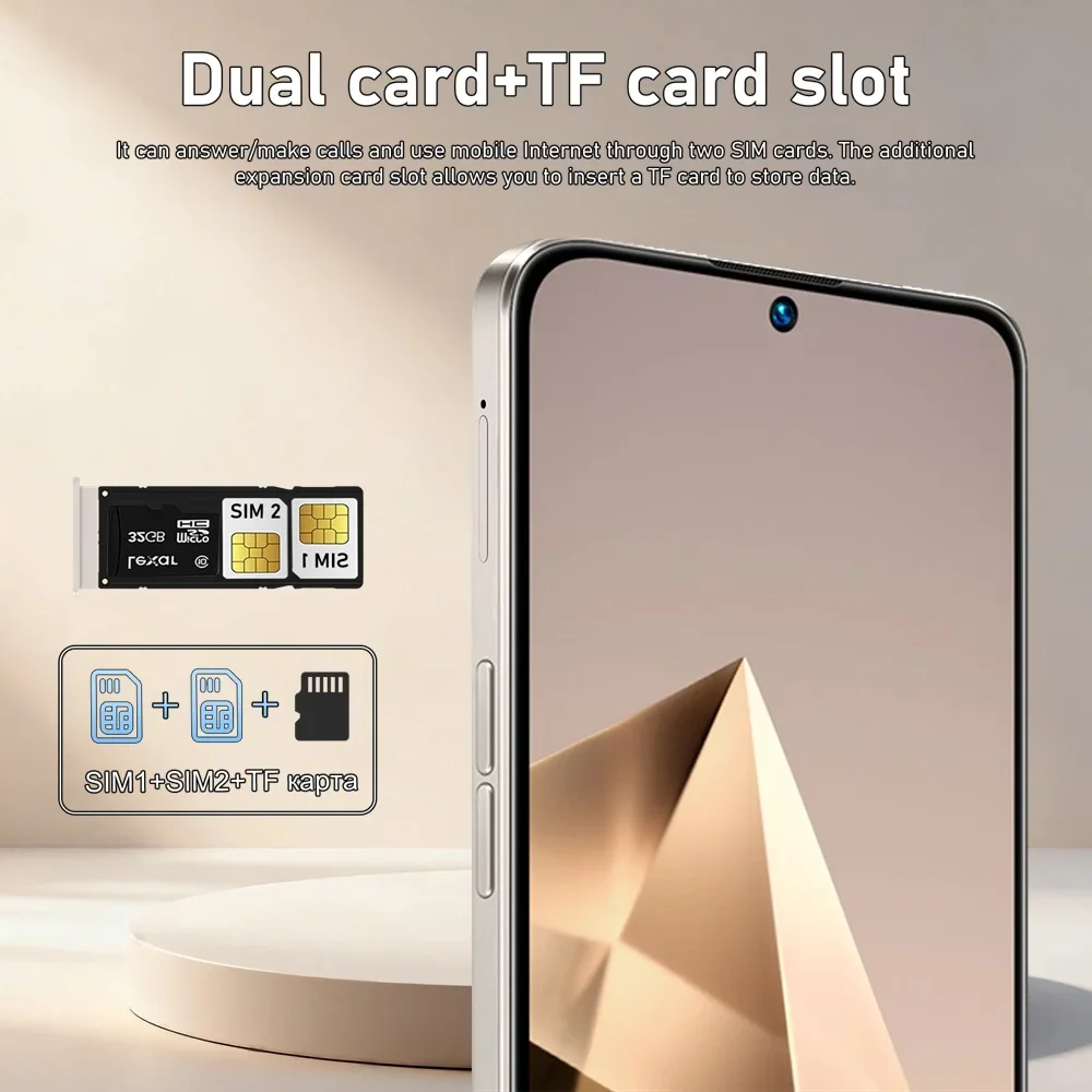 K-Touch New C27 Ultra 7.3HD Mobile Phones 7800mAh Smartphone 22G+2TB Cell Phone 5G Dual SIM Android 15 Unlocked 16+48MP Global Version Cellphones