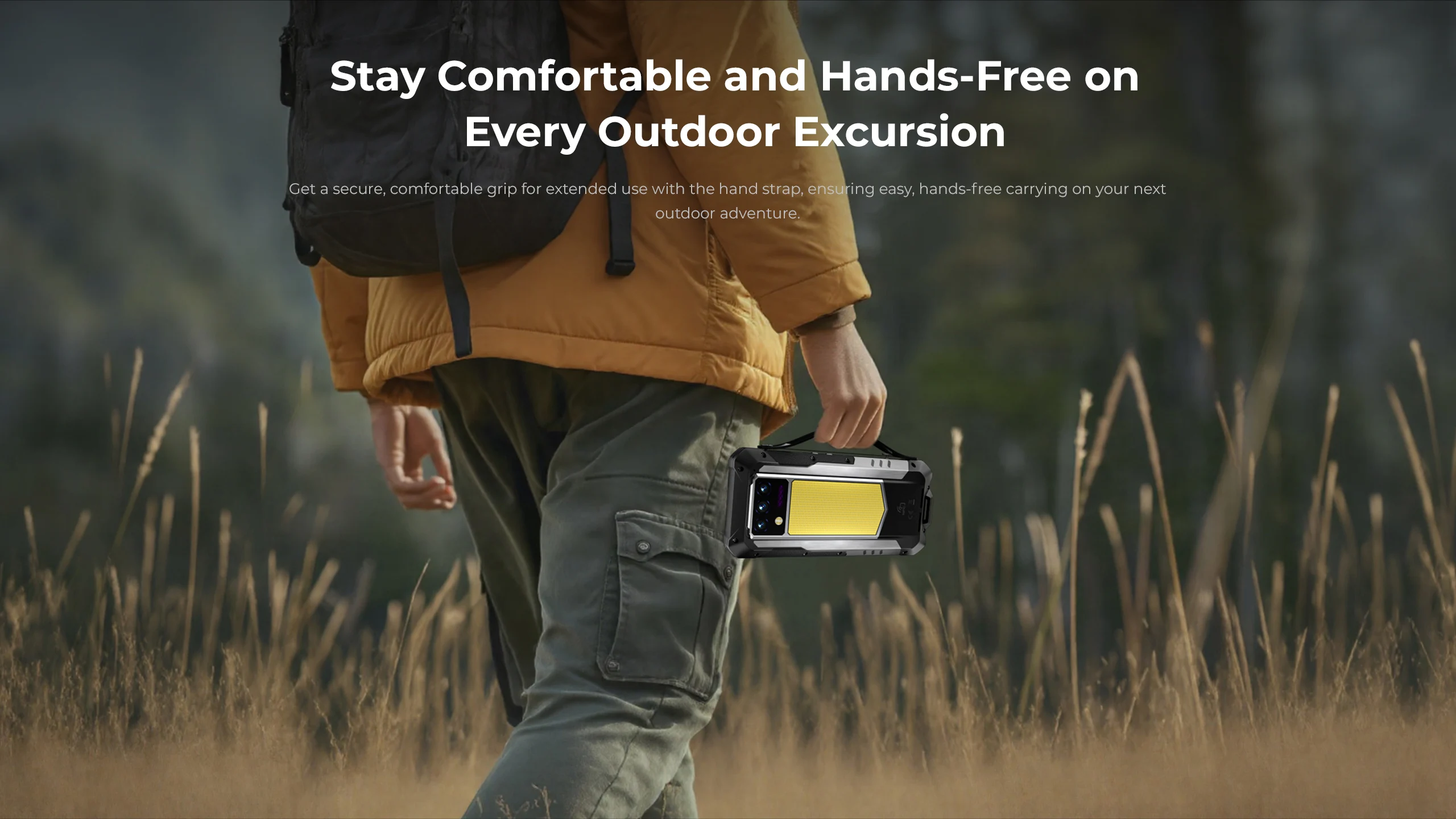 OUKITEL WP100 Plus Rugged Phone 36GB(12+24)+512GB ESIM Chip 6.8'120Hz Display Camping Light 33000mAh 66W Fast Charging 64MP+20MP+2MP Smartphone Android 16 NFC Gemini AI MediaTek Helio G100