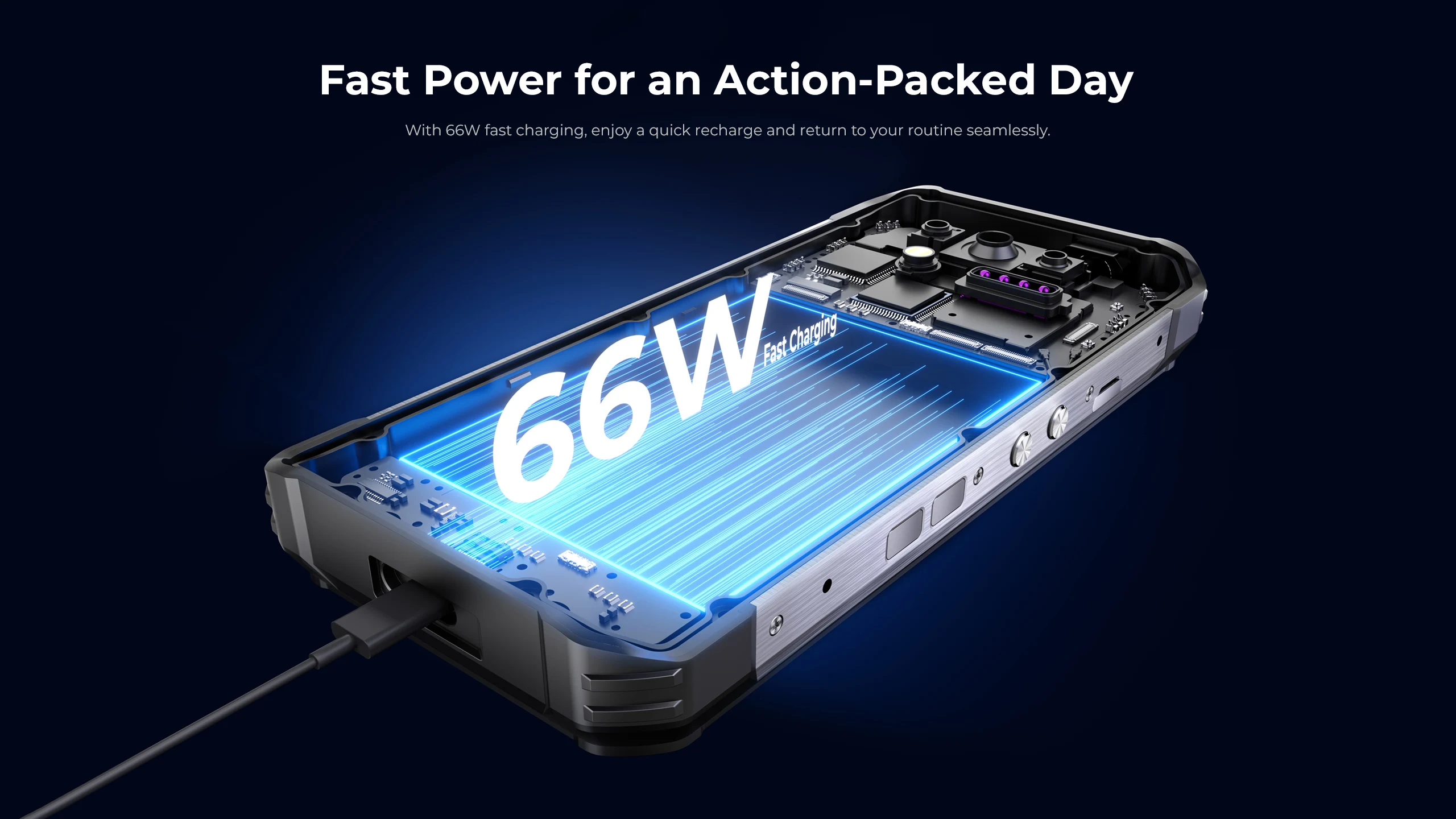 OUKITEL WP100 Plus Rugged Phone 36GB(12+24)+512GB ESIM Chip 6.8'120Hz Display Camping Light 33000mAh 66W Fast Charging 64MP+20MP+2MP Smartphone Android 16 NFC Gemini AI MediaTek Helio G100
