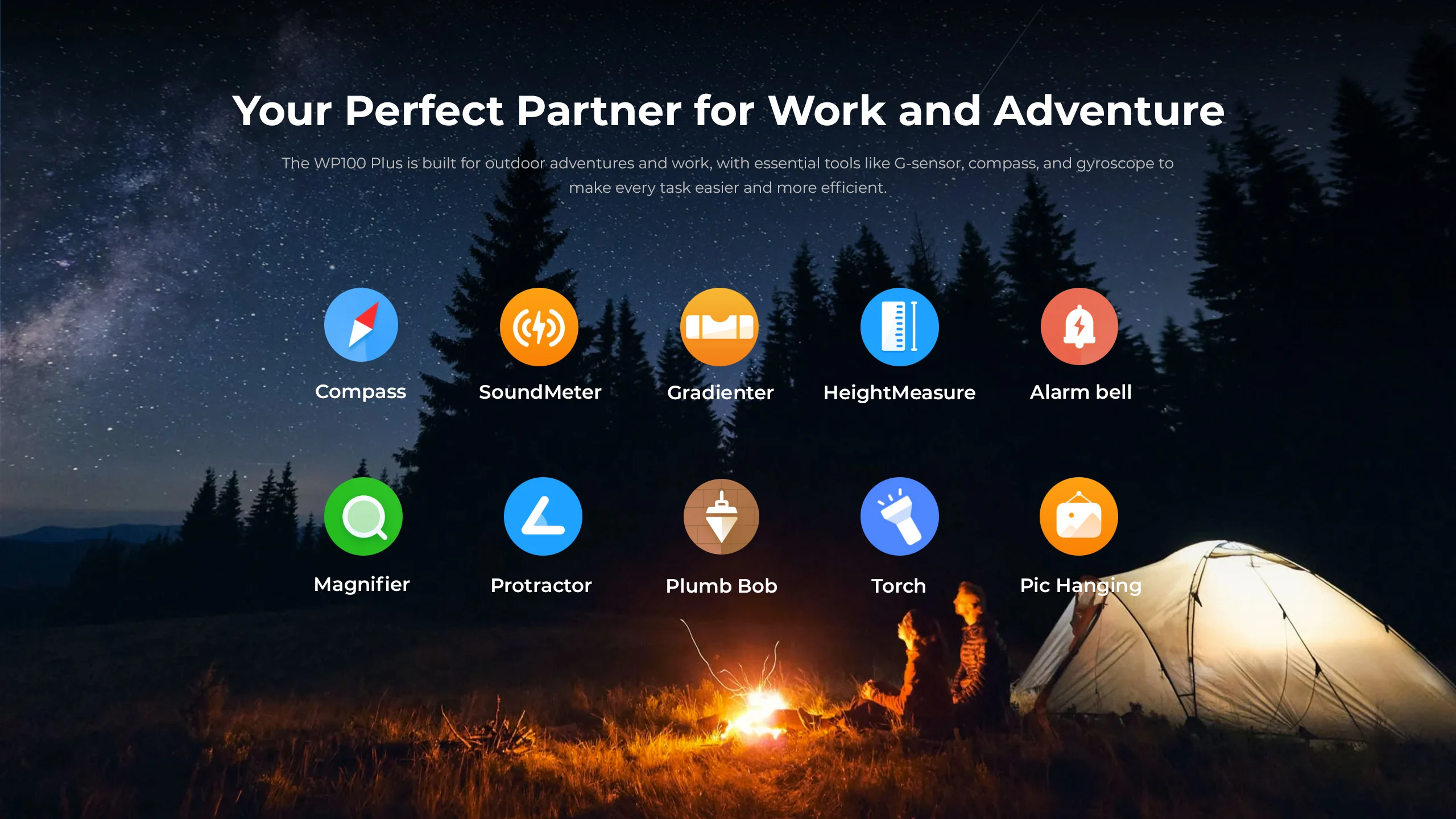 OUKITEL WP100 Plus Rugged Phone 36GB(12+24)+512GB ESIM Chip 6.8'120Hz Display Camping Light 33000mAh 66W Fast Charging 64MP+20MP+2MP Smartphone Android 16 NFC Gemini AI MediaTek Helio G100