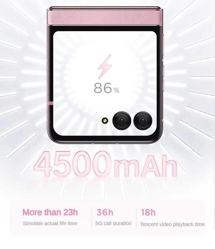 Lenovo Moto Razr 60 5G Foldable Smartphone 3.6'' External AI Display 50MP OIS Camera Dimensity 7400X 4500mAh + X600 Earbuds Gift