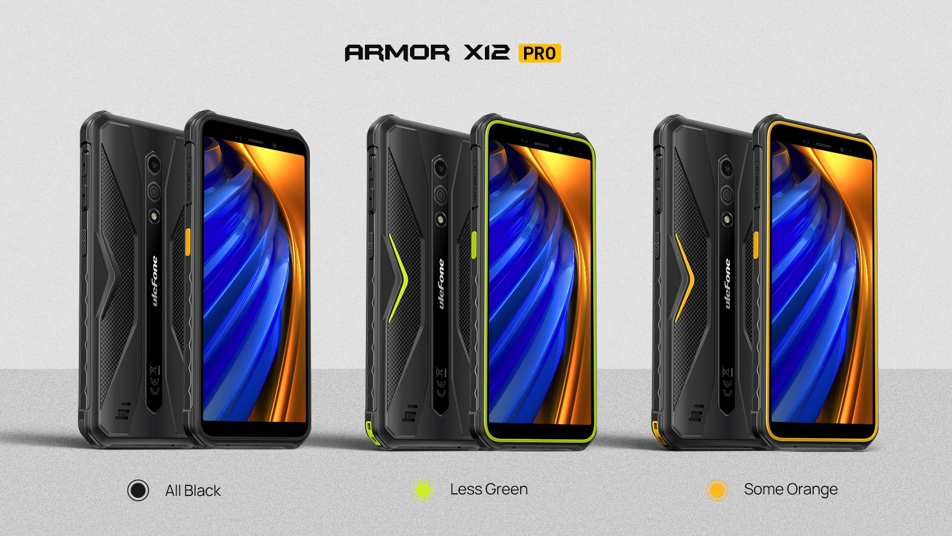 Ulefone Armor X12 Pro,Rugged 4G,Octa Core,4GB+64GB,5.45Inch Android 13,13MP Camera,4860mAh,10W Fast Charge, NFC,Global Version