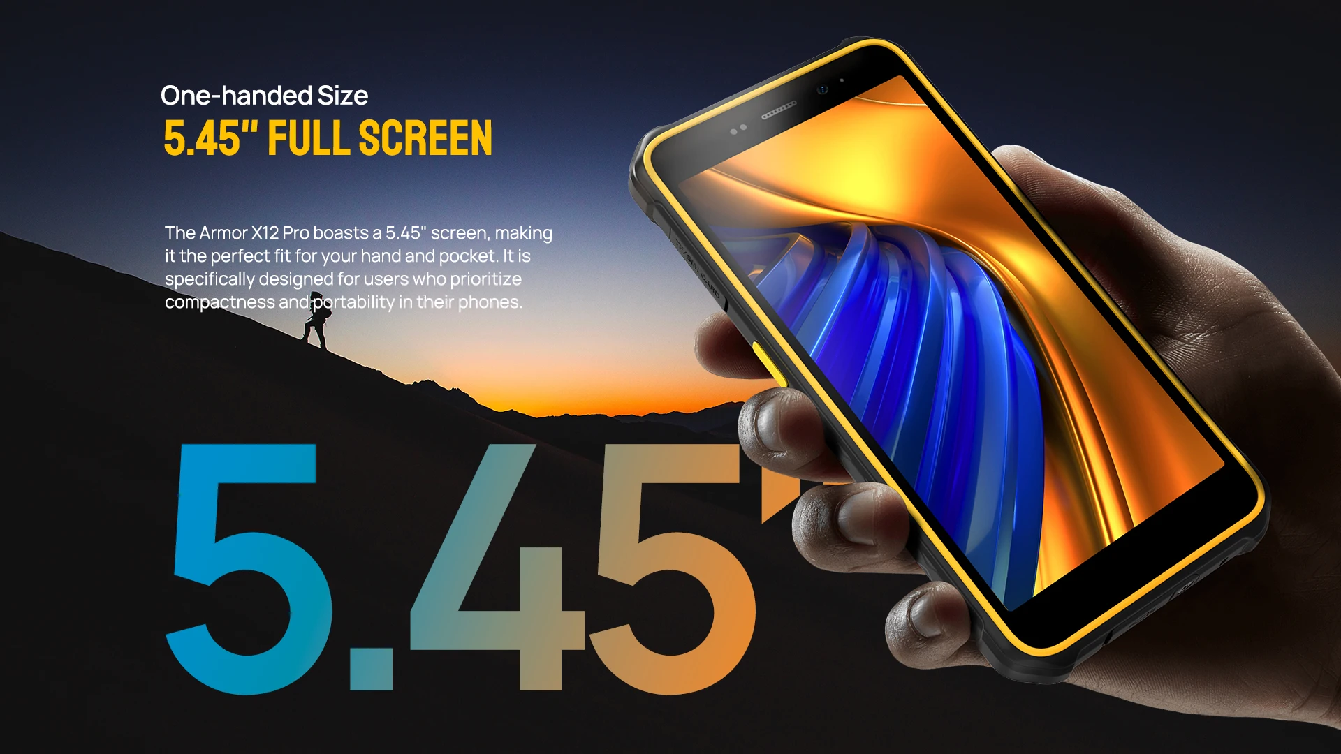 Ulefone Armor X12 Pro,Rugged 4G,Octa Core,4GB+64GB,5.45Inch Android 13,13MP Camera,4860mAh,10W Fast Charge, NFC,Global Version