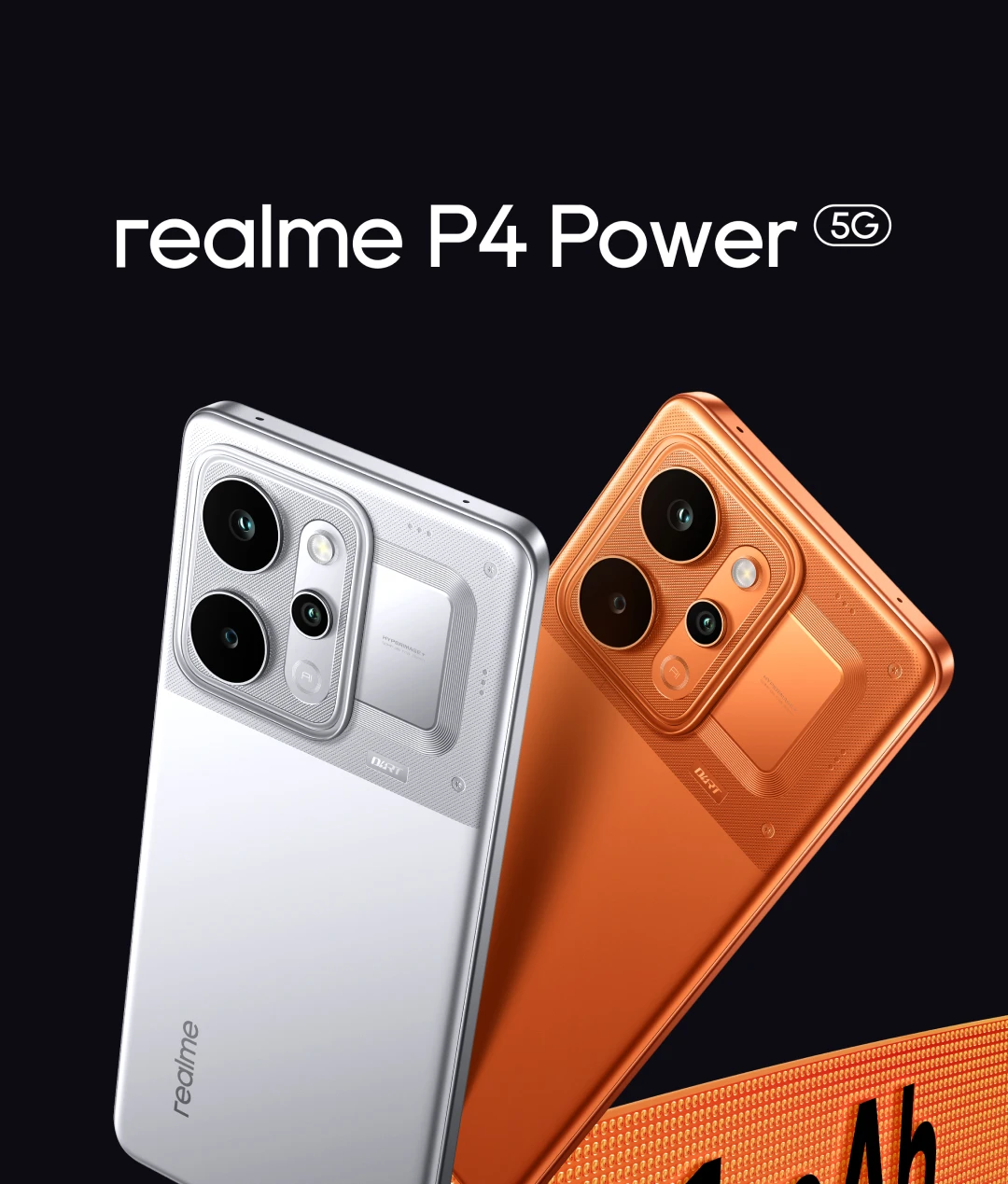 realme P4 Power 5G Smartphone /Cellphone 10001mAh Battery 80W Charge 6.8"144Hz Curved Display Dimensity 7400 Ultra Chipset 50MP Sony Camera