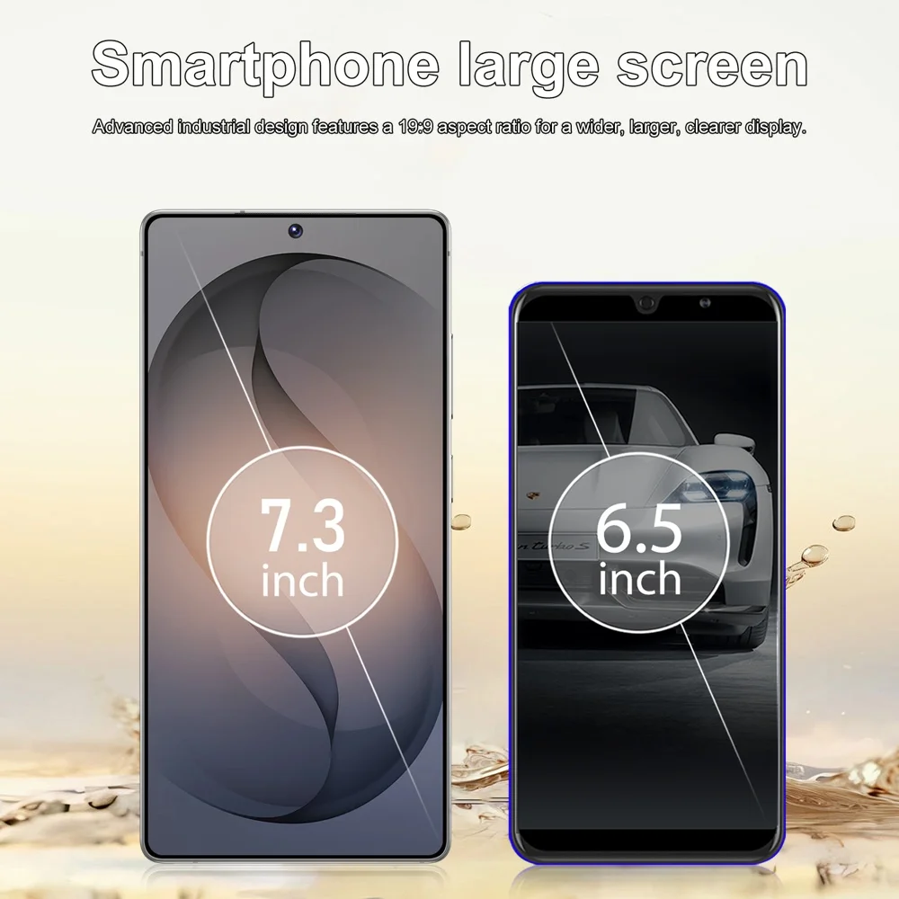 K-Touch New C27 Ultra 7800mAh Mobile Phones 22GB+2TB Cell Phone 7.3 HD Smartphone Android 15 Octa Core Unlock 5G Dual SIM 16+48MP Camera Cellphones