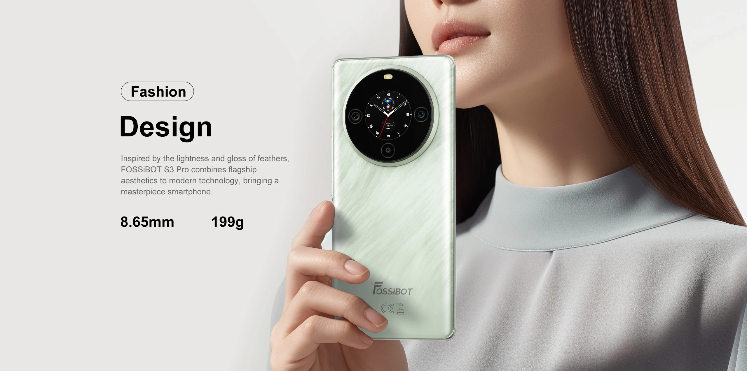 FOSSiBOT S3 PRO,Up to 20 Гб+128 Гб,Android 14,NFC,5000 мАч Battery,6.67" HD+ Display,64MP Camera,4G глобальная версия