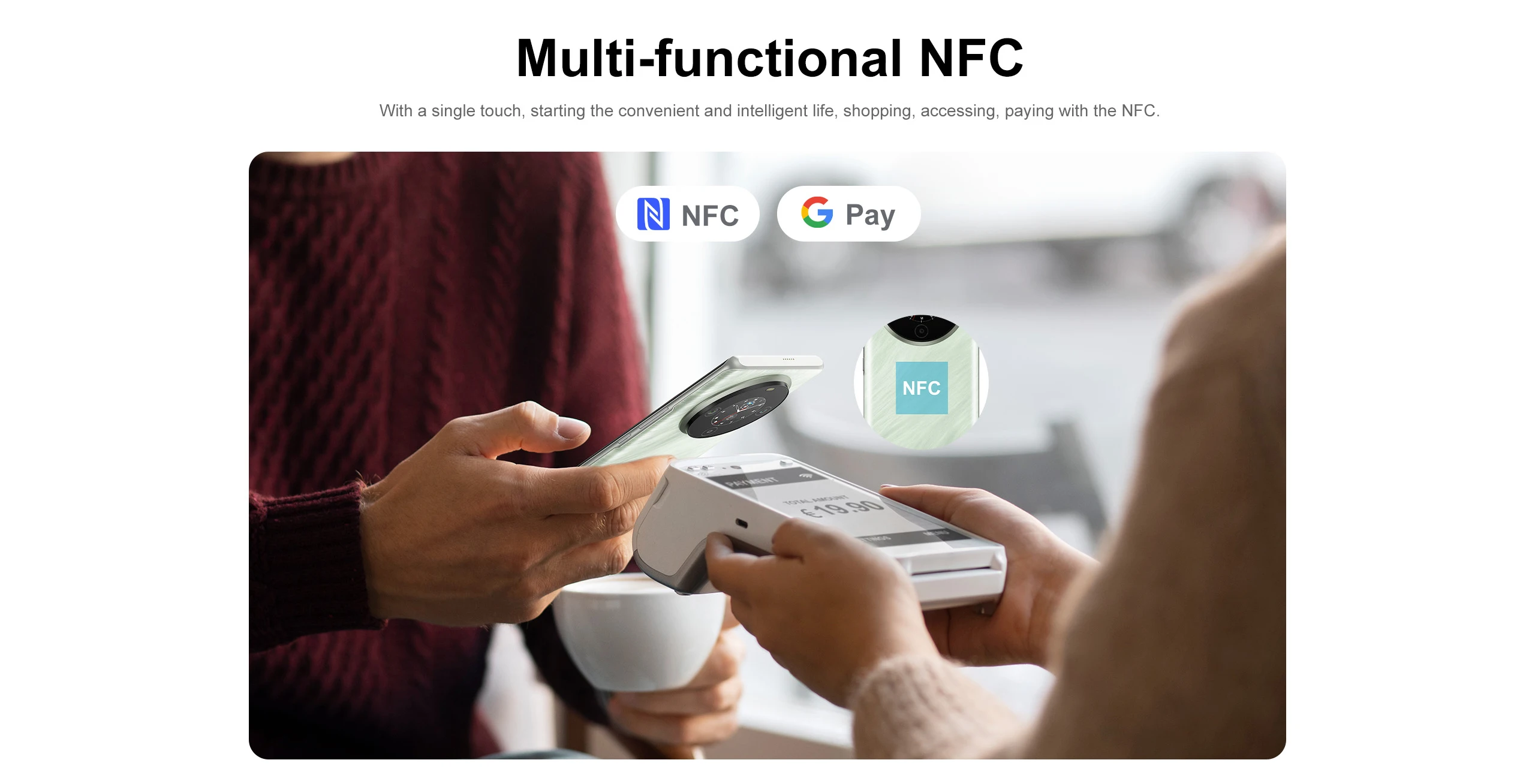 FOSSiBOT S3 PRO,Up to 20 Гб+128 Гб,Android 14,NFC,5000 мАч Battery,6.67" HD+ Display,64MP Camera,4G глобальная версия