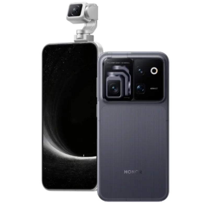 Original Honor Robot Phone 7060mAh 120W Supercharge 50W Wireless Snapdragon 8 Elite Gen 5 OIS 200MP 6.31 Inch 120Hz OLED