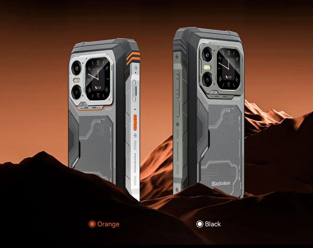 Blackview XPLORE 1 Rugged Smartphone, 5G Waterproof Outdoor Smartphone Android 15, 6.78'' 2.4K Display, 256GB/512GB, 20000mAh