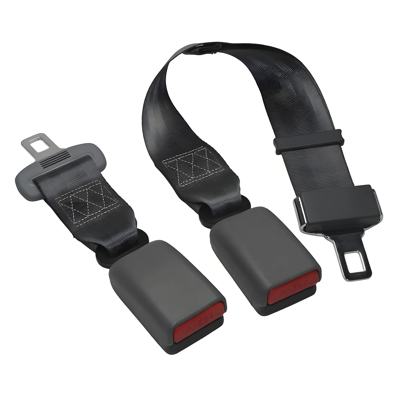 Car Safety Belt 24CM 80CM Seat Belt Extension Plug Buckle Seatbelt Clip Adjustable Extender Child Universal Lengthening