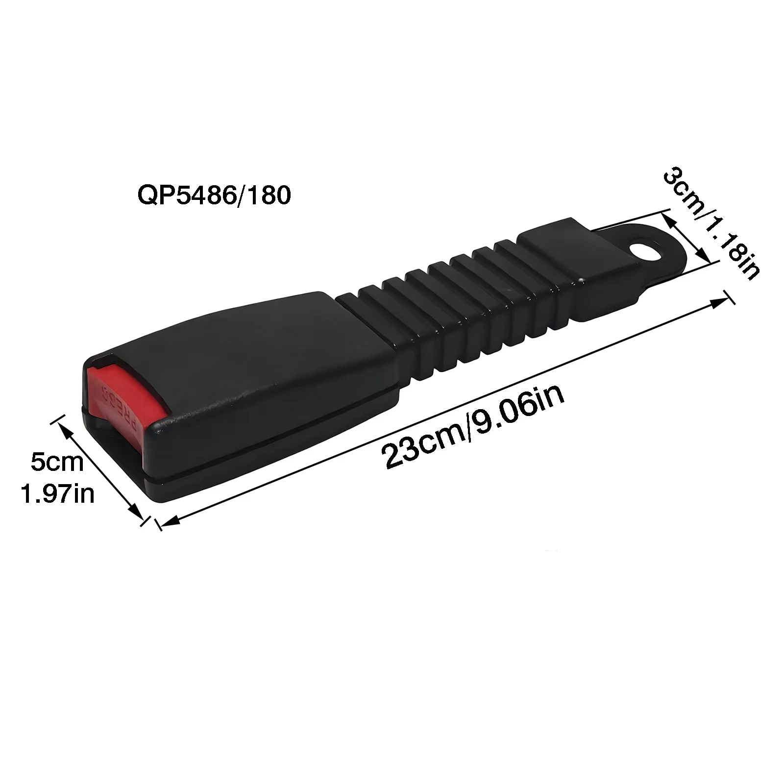 Universal Car Safety Belt 23cm Seat Belt Extension Plug Buckle Seatbelt Clip Adjustable Extender Child Universal Lengthening