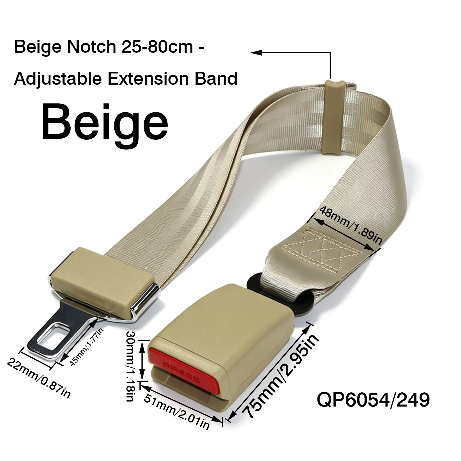Universal Car Safety Belt 23cm Seat Belt Extension Plug Buckle Seatbelt Clip Adjustable Extender Child Universal Lengthening