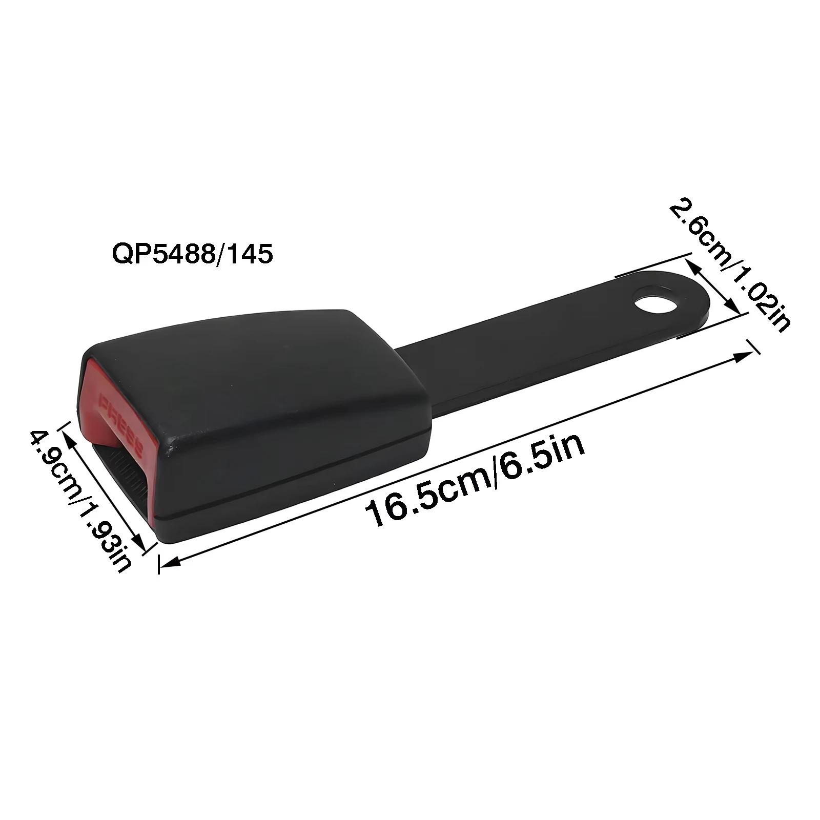 Universal Car Safety Belt 23cm Seat Belt Extension Plug Buckle Seatbelt Clip Adjustable Extender Child Universal Lengthening